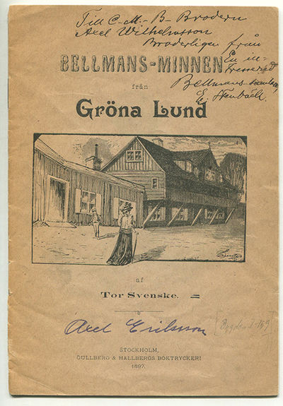 Bellmans-minnen från Gröna Lund af Tor Svenske.