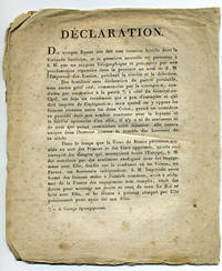 Déclaration. [=rubrik].