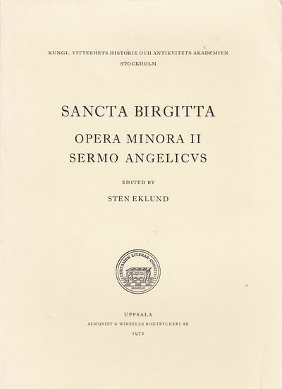Sancta Birgitta Opera Minora II sermo angelicvs.…