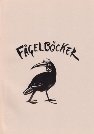 Fågelböcker.