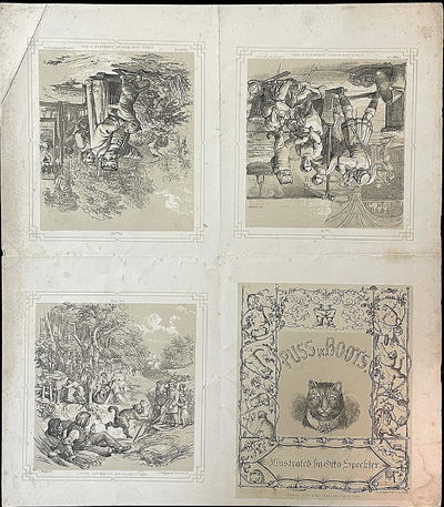 2 Uncut Sheets of Plates for Puss in Boots