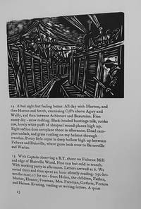 The Diary of Edward Thomas 1 January - 8 April 1917; With eight wood engravings by Hellmouth Weissenborn