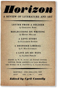 Spring in Wartime" [in] HORIZON: A Review of Literature and Art, Vol. 1, No. 7