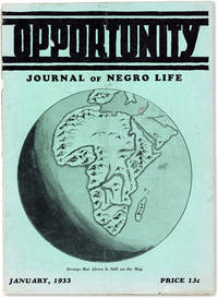 Opportunity: Journal of Negro Life - Vol.XI, No.1 (January, 1933) by [AFRICAN AMERICANA] CARTER, Elmer Anderson (editor); HUGHES, Langston, Arthur Huff Fauset, Alain Locke, and Pearl S. Buck, et al. (contributors) - 1933