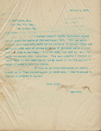 Archive consists of 804 retained copies of outgoing letters, 1013 manuscript and typescript pages, (...