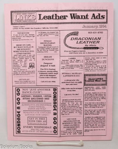 LINKS Leather / Fetish Calendar and Want Ads, January 1994