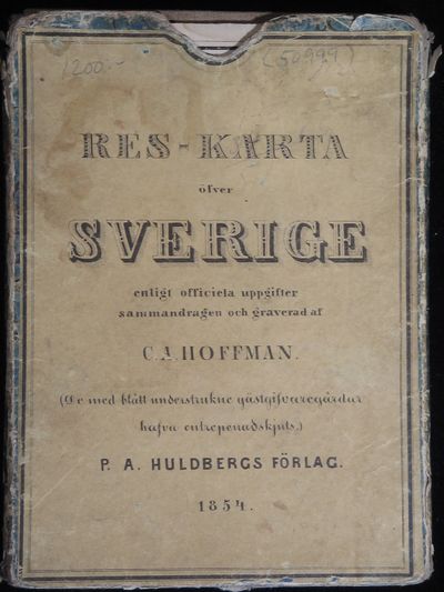 RES-KARTA ÖFVER SVERIGE ENLIGT OFFICIELLA…