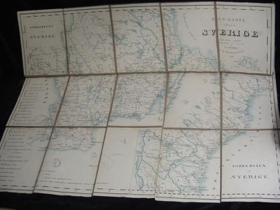RES-KARTA ÖFVER SVERIGE ENLIGT OFFICIELLA UPPGIFTER. (photo 2)