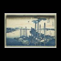 First Cuckoo of the Year at Tsukuda Island (Tsukudajima, hatsu hototogisu), from the series...