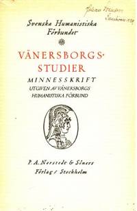 Vänersborgsstudier. Minnesskrift utgiven av…