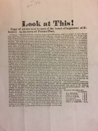 Look at This! Copy of a letter sent to each of the board of inspectors of Election in the town of Painted Post