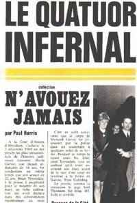 Le quatuor infernal by Harris Paul - 1974 - from philippe arnaiz (SKU: 31030)