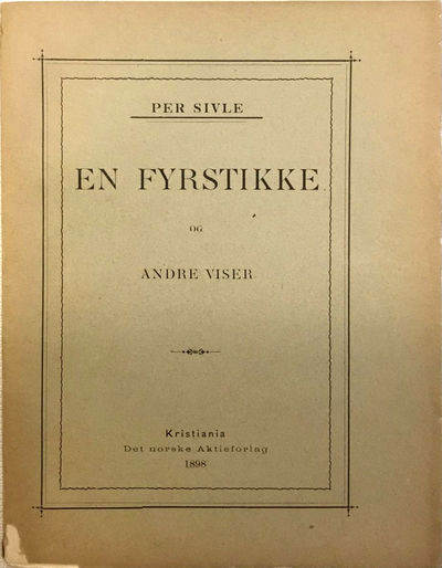 En fyrstikke og andre viser