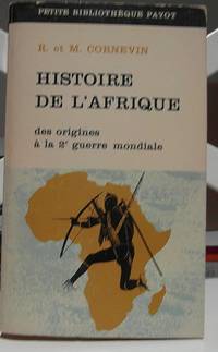 cover of Histoire de l'Afrique des origines à la 2e guerre mondiale