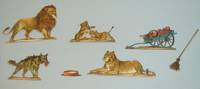 Embossed Die-cut Paper Toys - Wild Animals - Lion Family & Hyaena