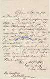 A Letter From Kansas Territory During The Bleeding Kansas Period To Governor Denver