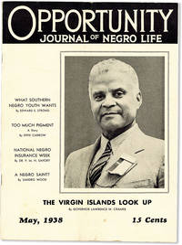 cover of Opportunity: Journal of Negro Life - Vol.XVI, No.5 (May, 1938)