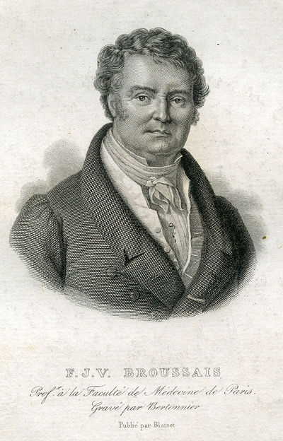 Professeur a la Faculte de Medecine de Paris. Engraved Portrait by Bertonnier