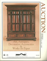 ANTIQUES, ART, DECORATIVE ACESSORIES AND WORKS ON PAPER Thursday September 24, 1992 by Alderfer Auction Company - Paperback - 1992 - from Gibson's Books (SKU: 64079)