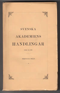 Svenska Akademiens Handlingar ifrån år 1886.…