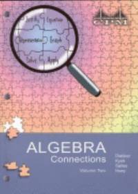 Algebra Connections; (College Preparatory Mathematics, 2)