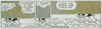 cover of Original artwork for Nancy comic strip, October 11, 1977
