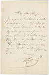 Three autograph letters signed "V Capoul," most probably to composer Georges Rupé
