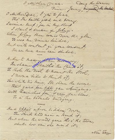 Three Scottish Poems, Written Out By Robert Cromek