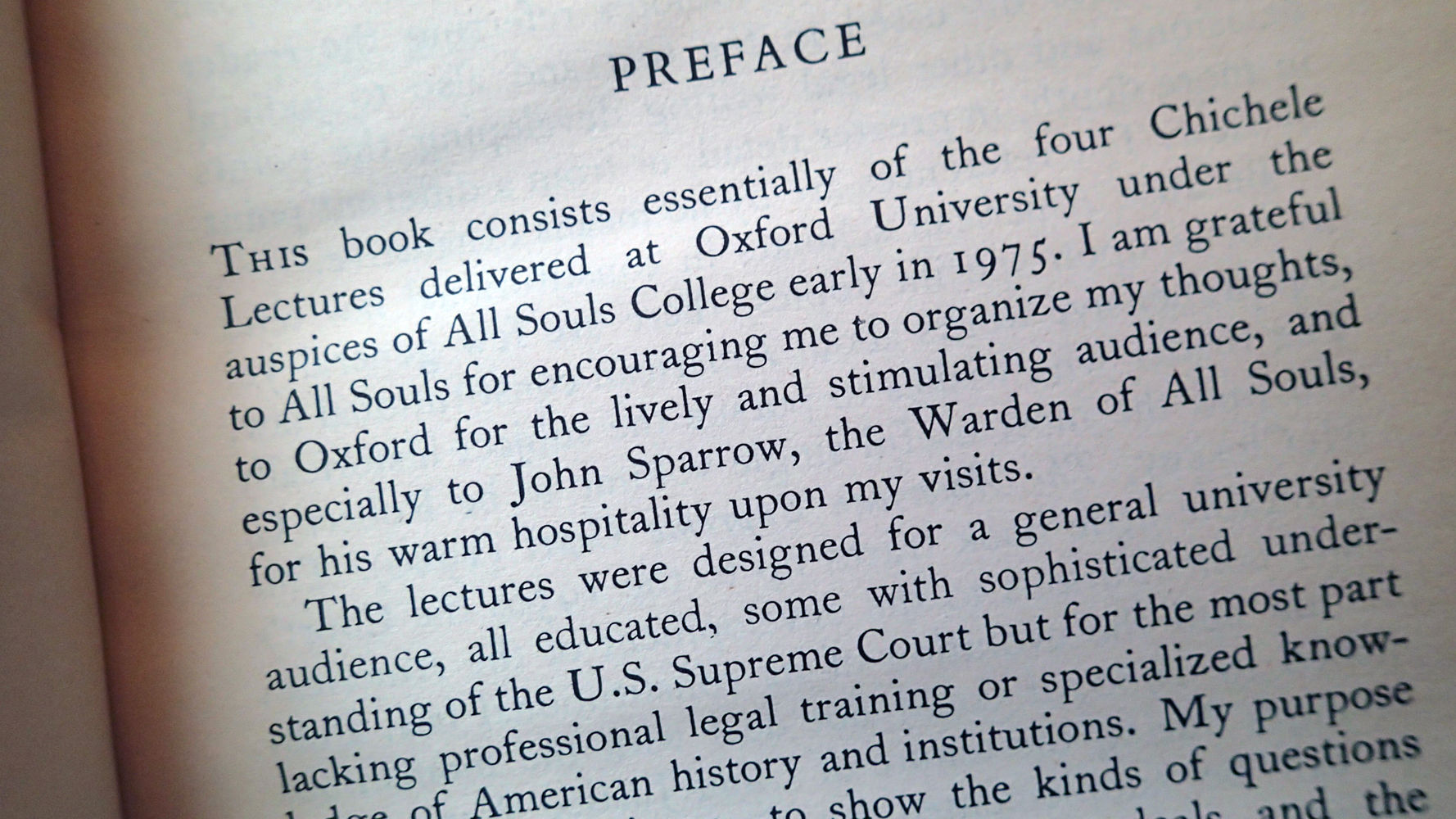 THE ROLE OF THE SUPREME COURT IN AMERICAN GOVERNMENT By Archibald Cox