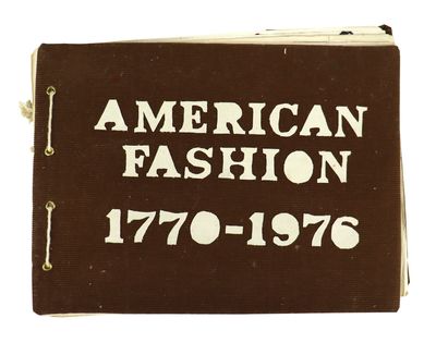 American Fashion 1770-1976 [Original Handmade Scrapbook]