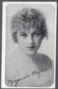 image of Original 1917 Kromo Gravure Photo Trading Card of Silent Flim Star Marguerite Clayton