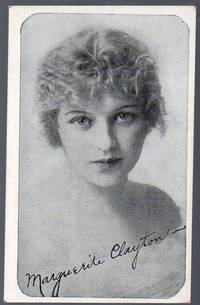 Original 1917 Kromo Gravure Photo Trading Card of Silent Flim Star  Marguerite Clayton