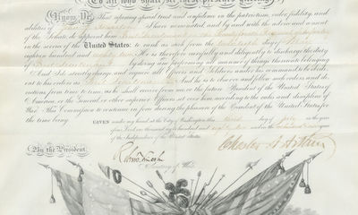 President Chester A. Arthur Appoints an Officer Who Would Be Seriously Wounded at the Head of His Regiment of Buffalo Soldiers Taking San Juan Hill in Cuba