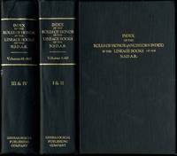 INDEX of the ROLLS of HONOR in the LINEAGE BOOKS of the NATIONAL SOCIETY of the DAUGHTERS of the...