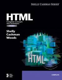 HTML : Complete Concepts and Techniques