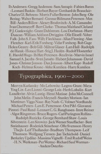 Typographica. 20th Century Typography and Graphic…