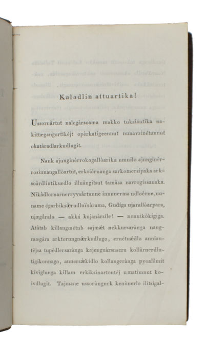 Sennerutilingmik. Tuksiautitait, nutaungitsudlo illainangoeet adlangortitæt operkatigeet Kaladlit nunænnetun (i.e. English: 210 Psalms about the Crucified). (photo 3)