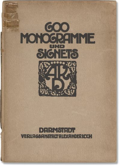 600 Monogramme und Signets: Eine Sammlung von 600 verschiedenen zum Teil preisgekrönten ornamentalen Monogrammen, Initialen und Signets auf 30 Tafeln nach Entwurf erster Künstler [600 monograms and signets: A collection of 600 different partly award-winning ornamental monograms, initials and Signets on 30 panels] (First German Edition)