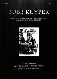 Sale No.15, 20-21 November 1991: Books and Prints. Calligraphy, Dutsch Literature, Modern...