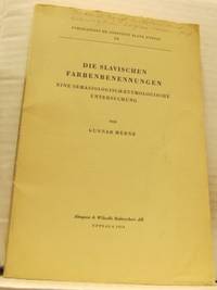 Die slavischen Farbenbenennungen. Eine…