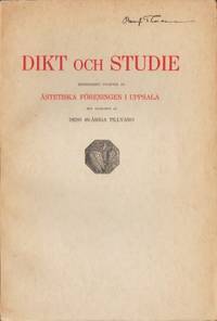 Dikt och studie.  Minnesskrift utgifven af…