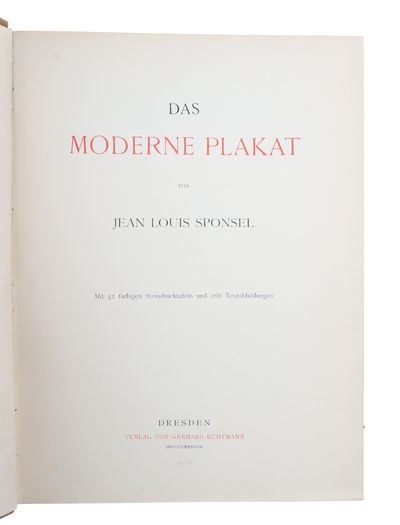 Das Moderne Plakat. - [THE MAIN WORK OF BELLE EPOQUE POSTERS] (photo 2)