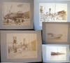 C. 1898 Group of 5 Large-Format Albumen Photographs of the USS Yankee - Portside and Underway