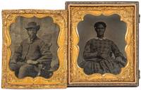 Two Tintypes of an African-American Couple