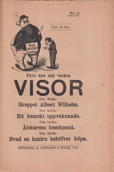 Fyra nya och vackra visor. Den första: Skeppet…
