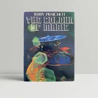 The Colour of Magic - SIGNED and INSCRIBED by Pratchett to the typesetter at Colin Smythe