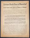 Litvinov deals blow at Mussolini! Soviet Union leads fight for defense of Ethiopia! [handbill]