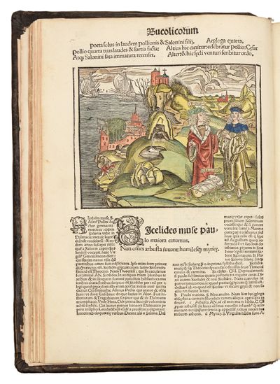 Strasbourg: Johann Grüninger, 28 August, 1502. FIRST ILLUSTRATED EDITION OF VIRGIL'S WORKS. Edited ...