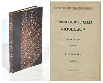 S:t Nikolai kyrkas i Stockholm vigselbok.…