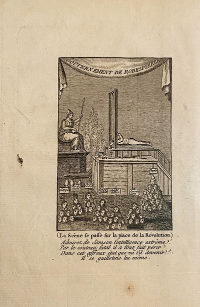 TABLEAU des Prisons de Paris, sous le regne de Robespierre [by Philippe Edme Coittant].